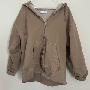 TNA boyfriend zip up hoodie